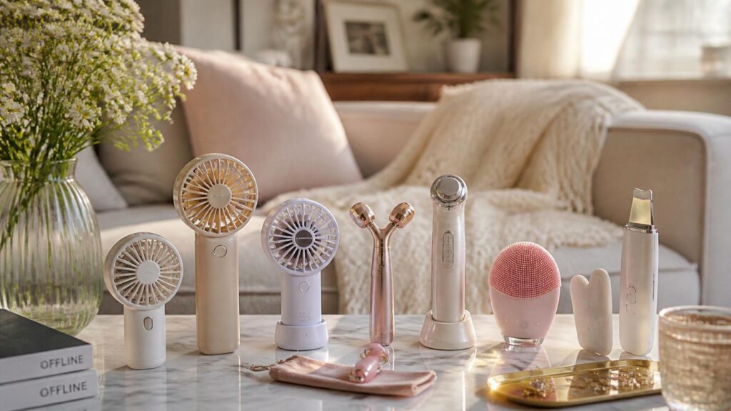 Portable Fans & Skincare Tools
